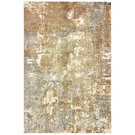 Oriental Weavers 9 x 12 ft. Formations Rectangle Rug Grey F70003275365ST